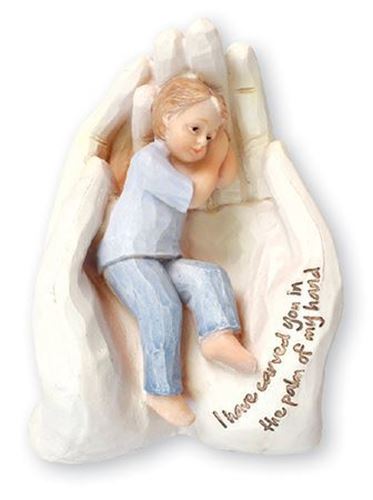 17cm Palm of Hand Statue - Boy