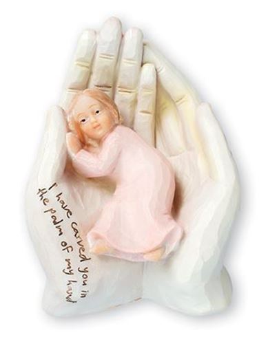 17cm Palm of Hand Statue - Girl