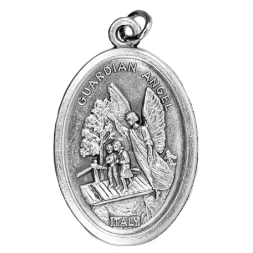 Guardian Angel Medal - Italian Import