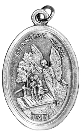 Guardian Angel Medal - Italian Import