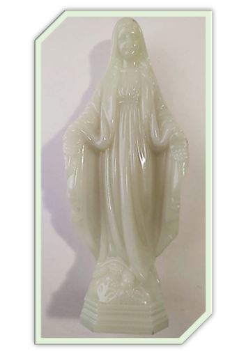 24cm Luminous Statue of Our Lady - Glow in the Dark