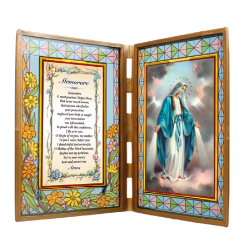 Picture Frame / Glass Plaque - Miraculous Medal - Our Lady of Grace