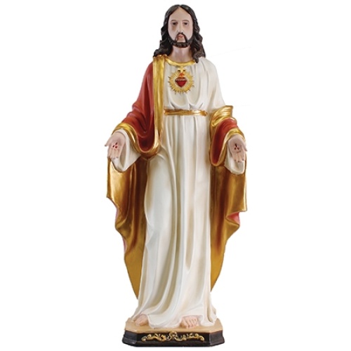 60cm Statue of Sacred Heart of Jesus - Fibreglass