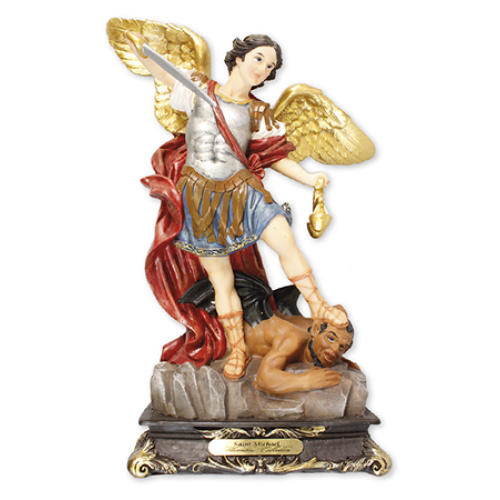 13cm St Michael the Archangel Statue - Florentine Collection