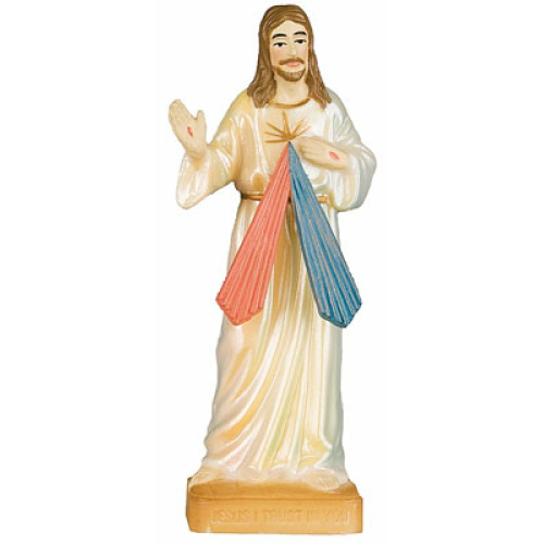 Divine Mercy Plastic Statue - 10cm