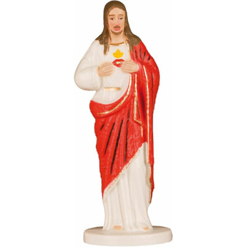 10cm Sacred Heart Plastic Statue