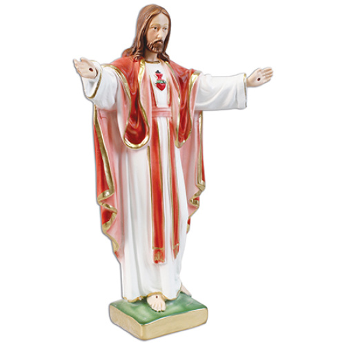 41cm Sacred Heart Statue with Open Arms