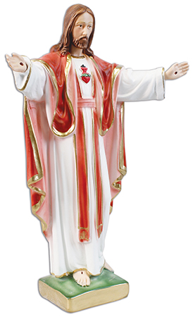 41cm Sacred Heart Statue with Open Arms