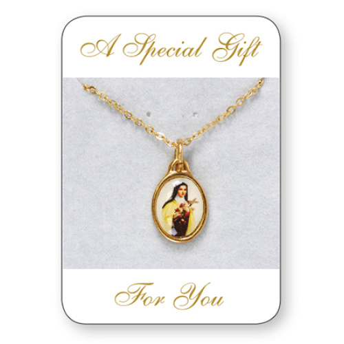 St Therese Necklet in gold