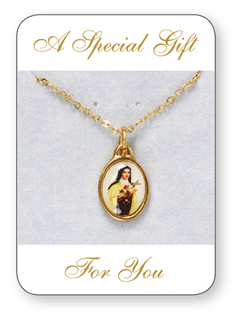 St Therese Necklet in gold