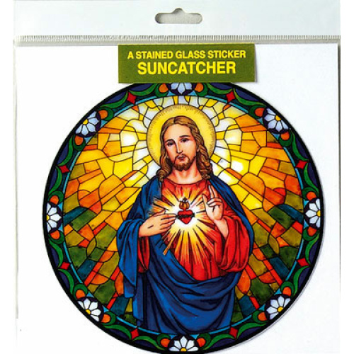 Sacred Heart of Jesus Suncatcher