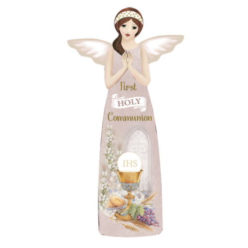 First Holy Communion Porcelain Angel - Symbolic - 24cm tall