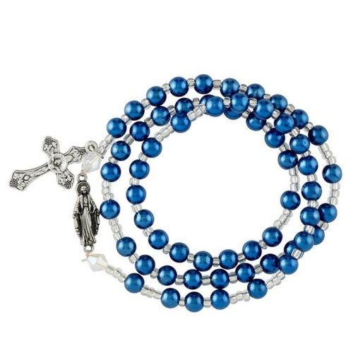 Our Lady of Grace - Elasticized wrap rosary