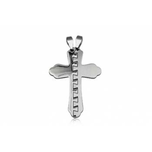 50mm Zippered Stainless Steel Cross