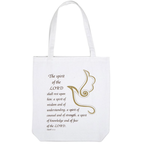 Sprit of the Lord Tote Bag with Inside Pocket