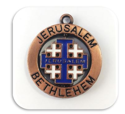 Jerusalem / Bethlehem swivel Cross