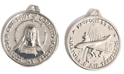 Our Lady of Loretta Medal - Patroness of Aviators