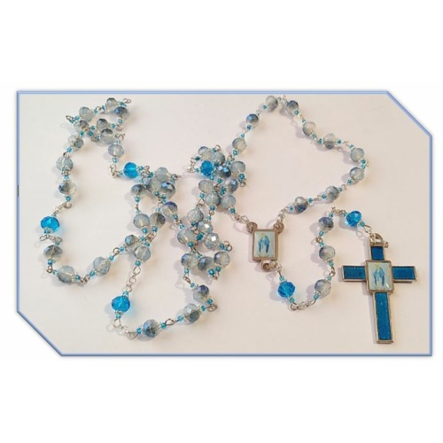Our Lady of Grace Blues Rosary - Limited Edition