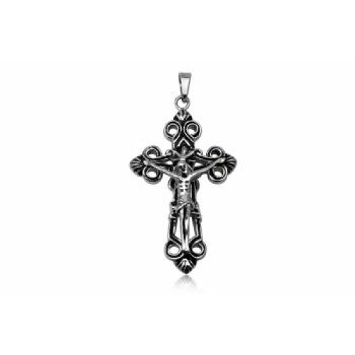 305 Stainless Steel Crucifix - 55mm long