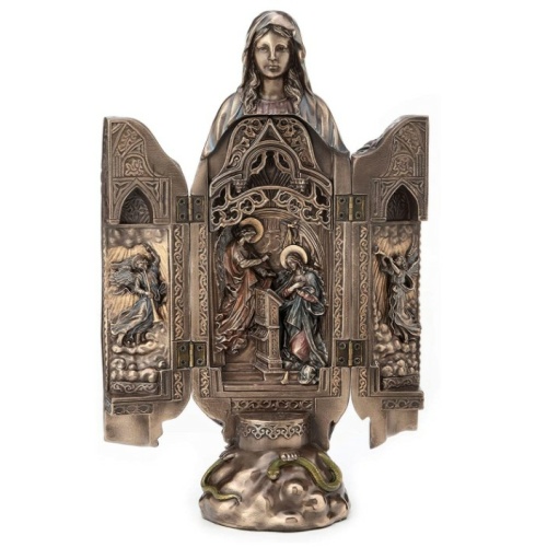 Our Lady of Grace Polyptych Sculpture of Annunciation - Veronese Design