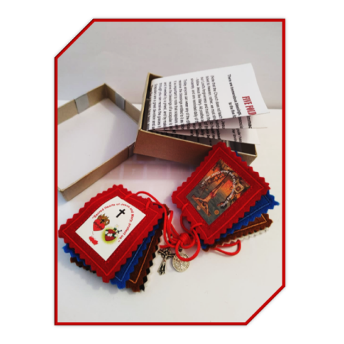 5 Fold Scapular in gift box