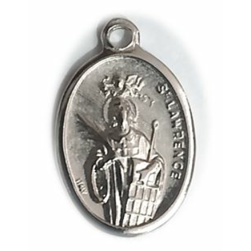 St Lawrence Medal - Patron saint of the poor, students, fire fighters