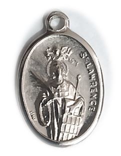 St Lawrence Medal - Patron saint of the poor, students, fire fighters