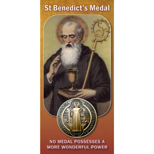 St Benedict's medal with Information Folder