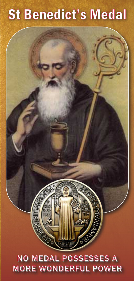 St Benedict's medal with Information Folder