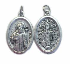 St Benedict Medal - Small oval - 12mm