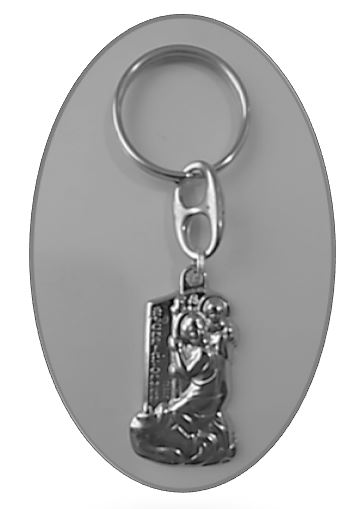 St Christopher Key Ring
