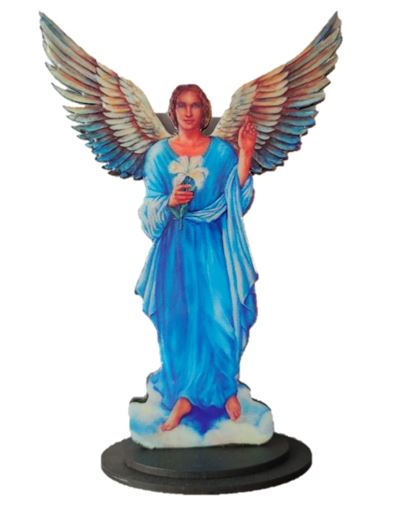 Archangel Gabriel 20.5cm domed stand / Statue