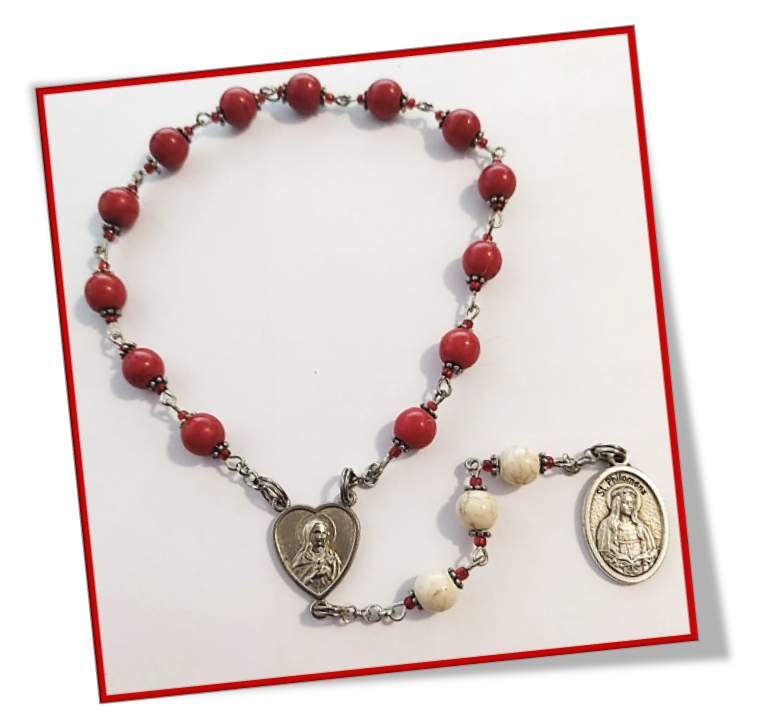 Chaplet of St Philomena - Semi Precious Stone