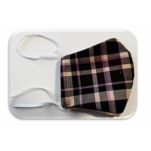 Checks Designer Face Mask - Washable / Reusable