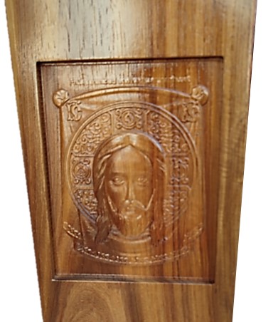 1.2meter Paschal engraved candle stand / Flower Stand / Advent stand - Image 6
