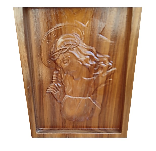 1.2meter Paschal engraved candle stand / Flower Stand / Advent stand - Image 7