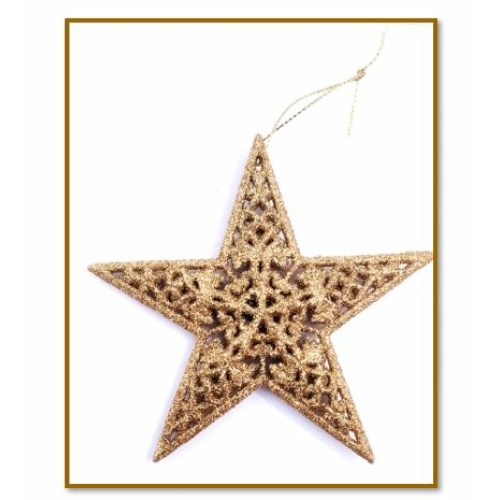 Glitter Star hanging ornament