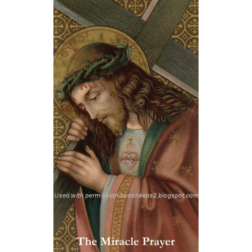 The Miracle Prayer Card