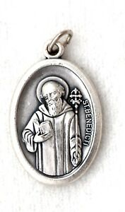 St Benedict Medal Oval - Italian Import