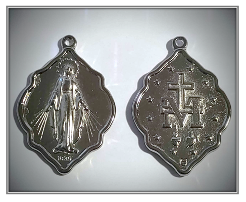 Miraculous Medal - Ornate 4cm