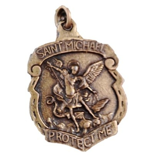 St Michael Bookmark and Medal
