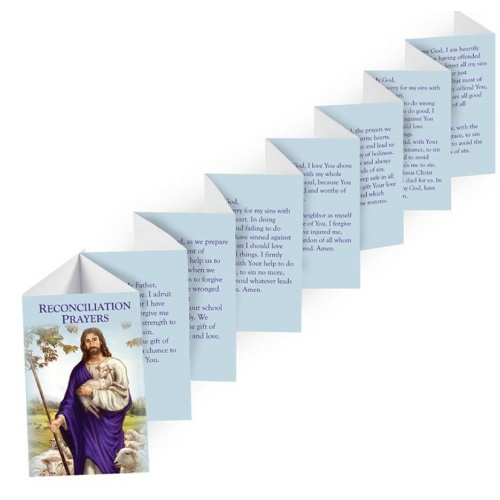  Reconciliation Prayers Accordion Fold Booklet