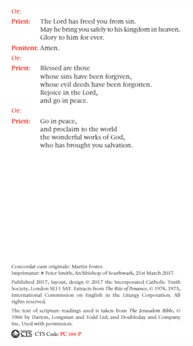 Rite of Penance for individual penitants - Pamphlet - Image 4