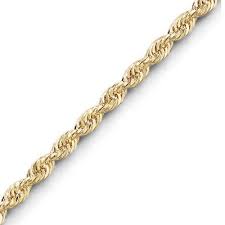 18kt gold filled Rope Chain - 50cm - Image 3
