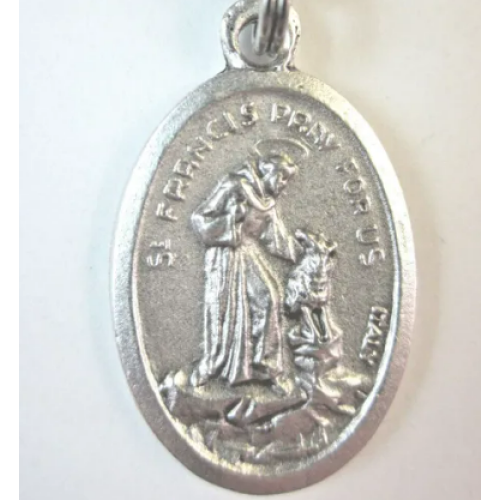 St Francis & the Wolf Medal