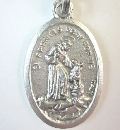 St Francis & the Wolf Medal
