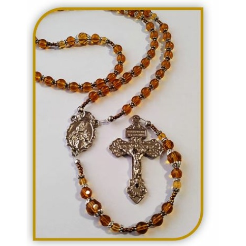 Birthstone Rosary - November  / Topaz - Limited Edition