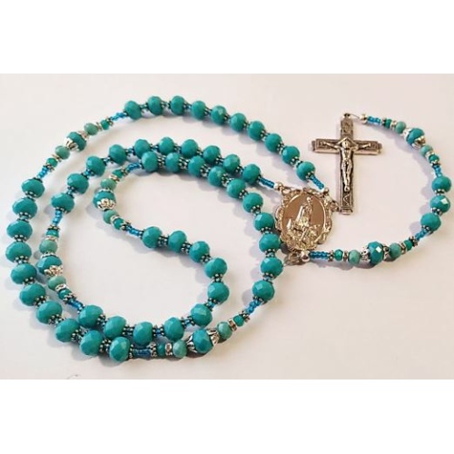 Birthstone Rosary - Turquoise December