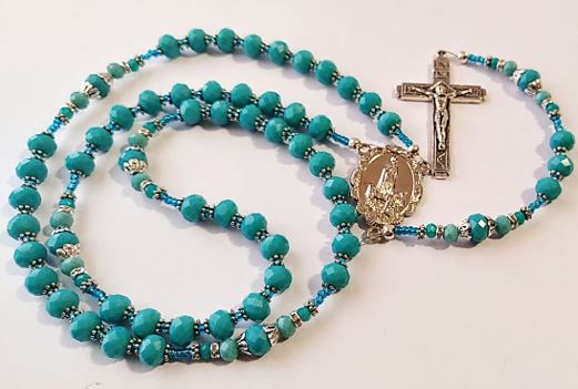 Birthstone Rosary - Turquoise December