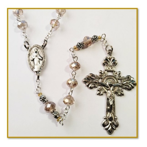 Chaplet of Unity - Golden Austrian Crystal Glass